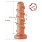 Hismith 10in Silicone Screw Dildo