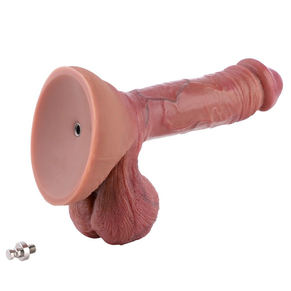 Hismith 10.2in Dual-Density Dildo with Veins