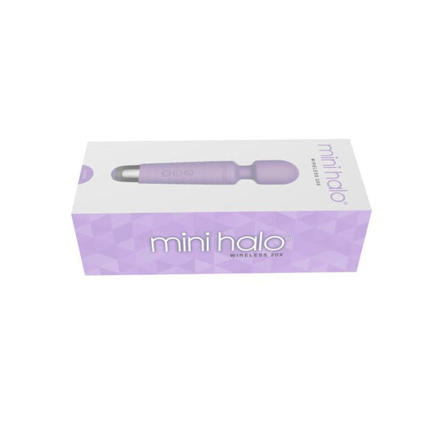 Shibari Mini Halo Wireless 20X Lilac Rechargeable Wand Electric Massager
