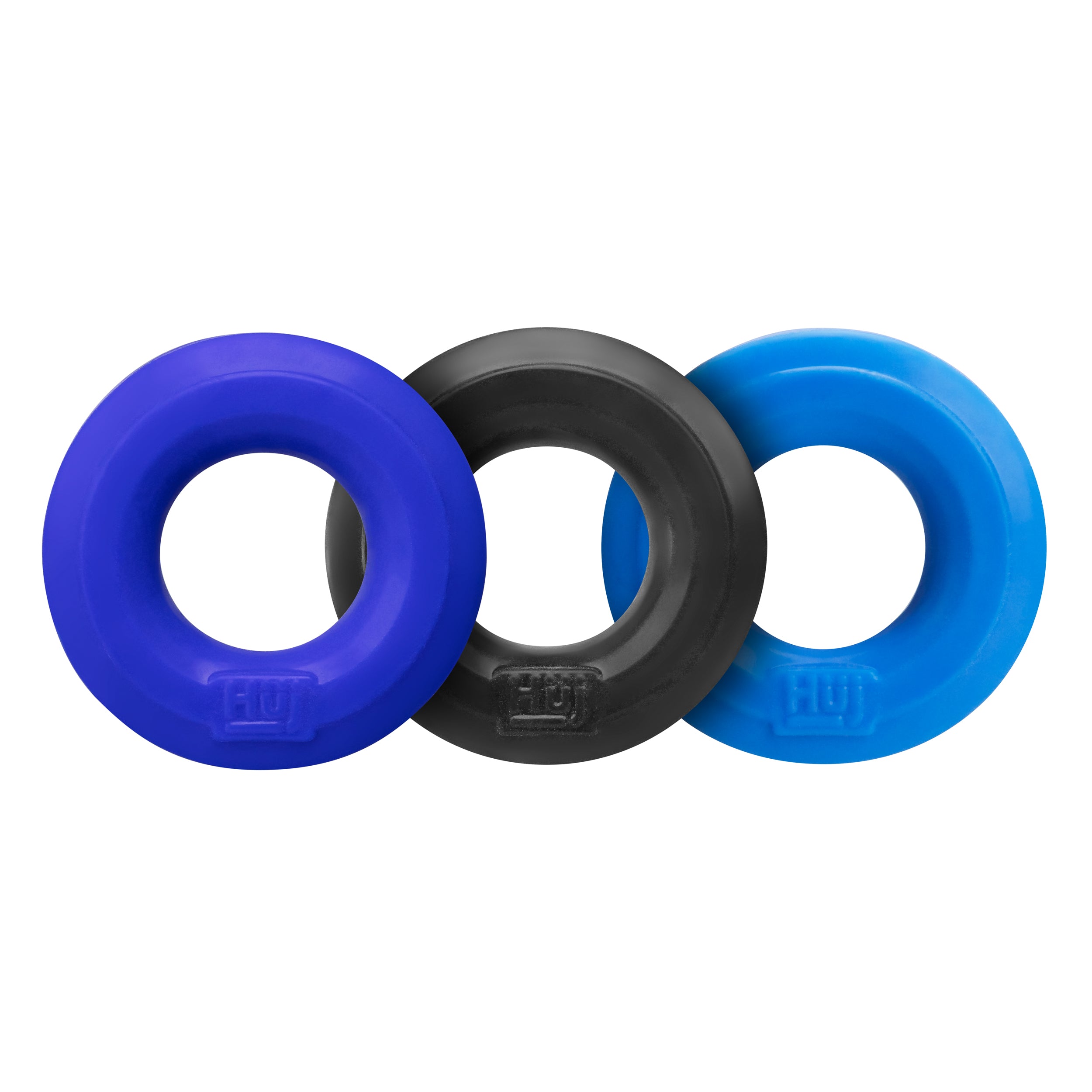 Huj3 C Ring 3 Pack by Hunkyjunk for Enhanced Pleasure and Comfort Multi > Cock Ring > Sets