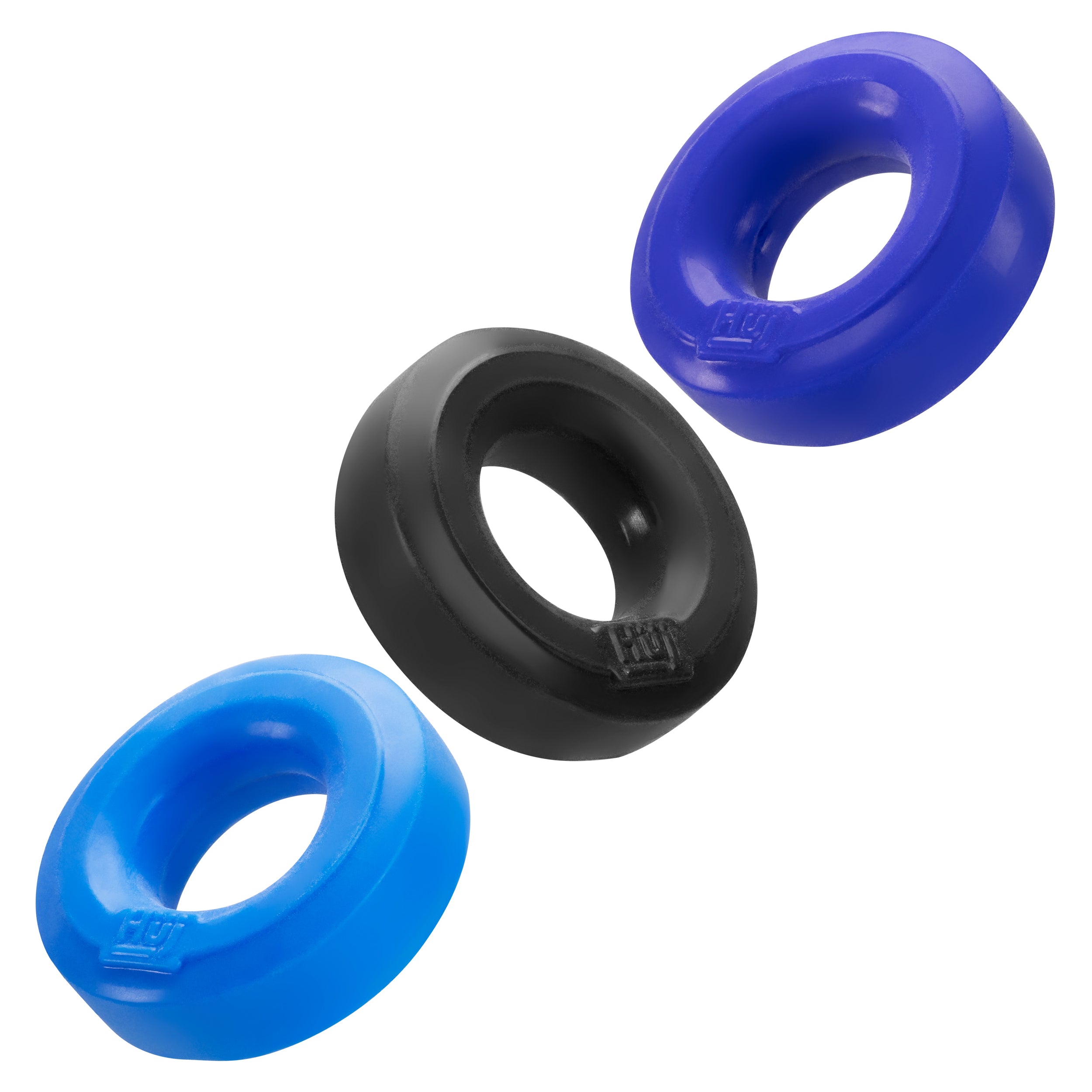 Huj3 C Ring 3 Pack by Hunkyjunk for Enhanced Pleasure and Comfort > Cock Ring > Sets