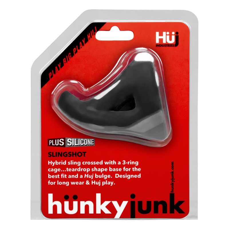 SLINGSHOT 3-ring Teardrop Sling by Hunkyjunk Tar COCK RINGS Sling