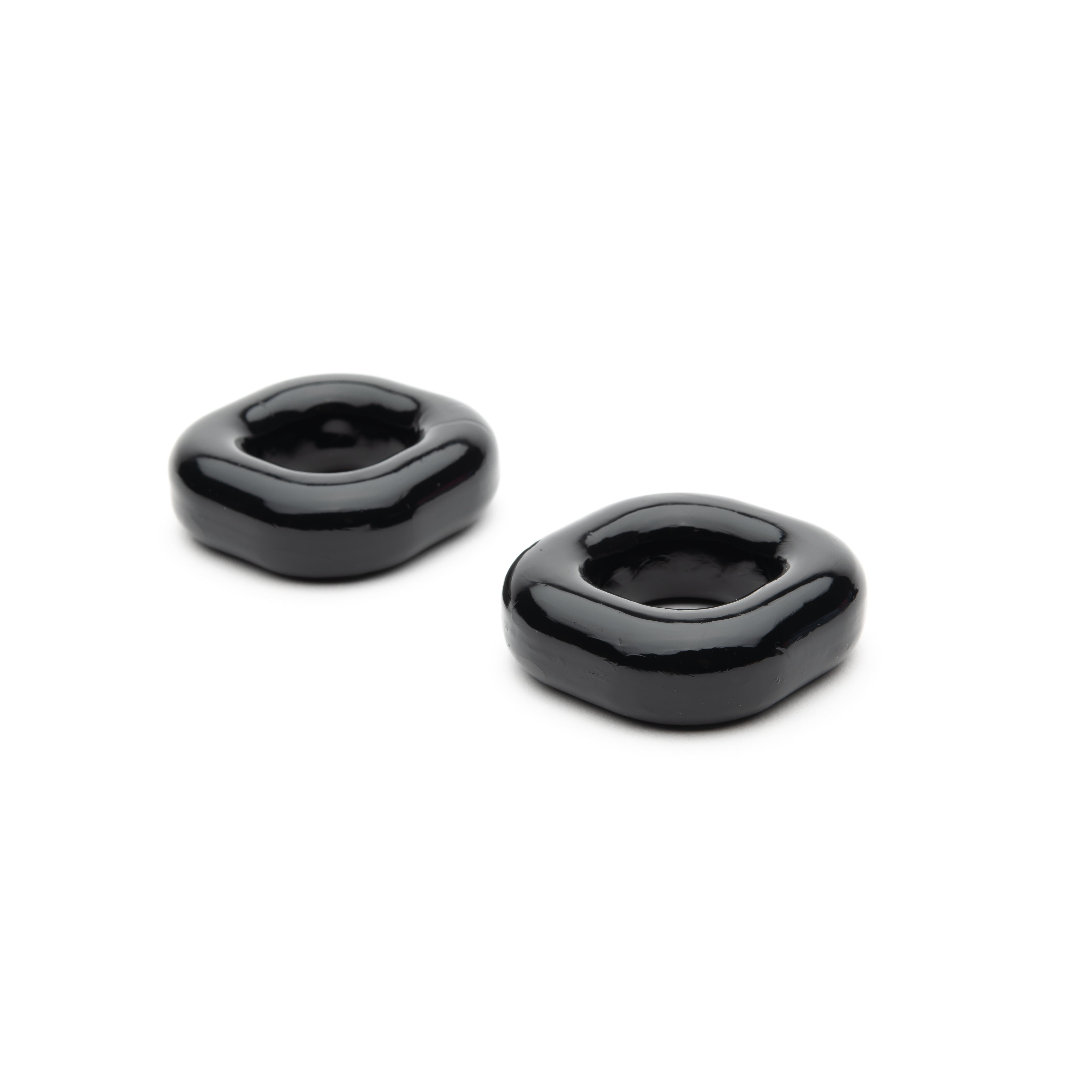 Boner Expansion Pack Black - 1.3 Inch Ball Ring Size Black COCK RING Set