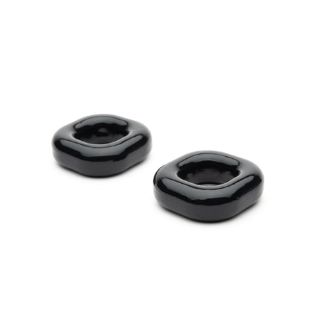 Boner Expansion Pack Black - 1.3 Inch Ball Ring Size Black COCK RING Set
