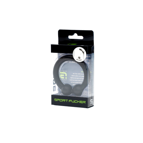 Sport Fucker Bullring - Silicone Cock Ring - Black 48mm COCK RINGS