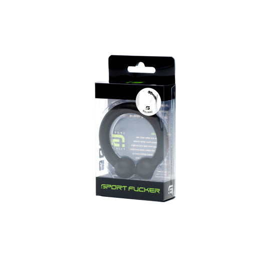 Bullring Black Silicone Cockring 48mm Diameter