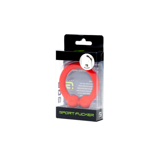 Bullring Red Silicone Ring 48mm for Comfort and Style