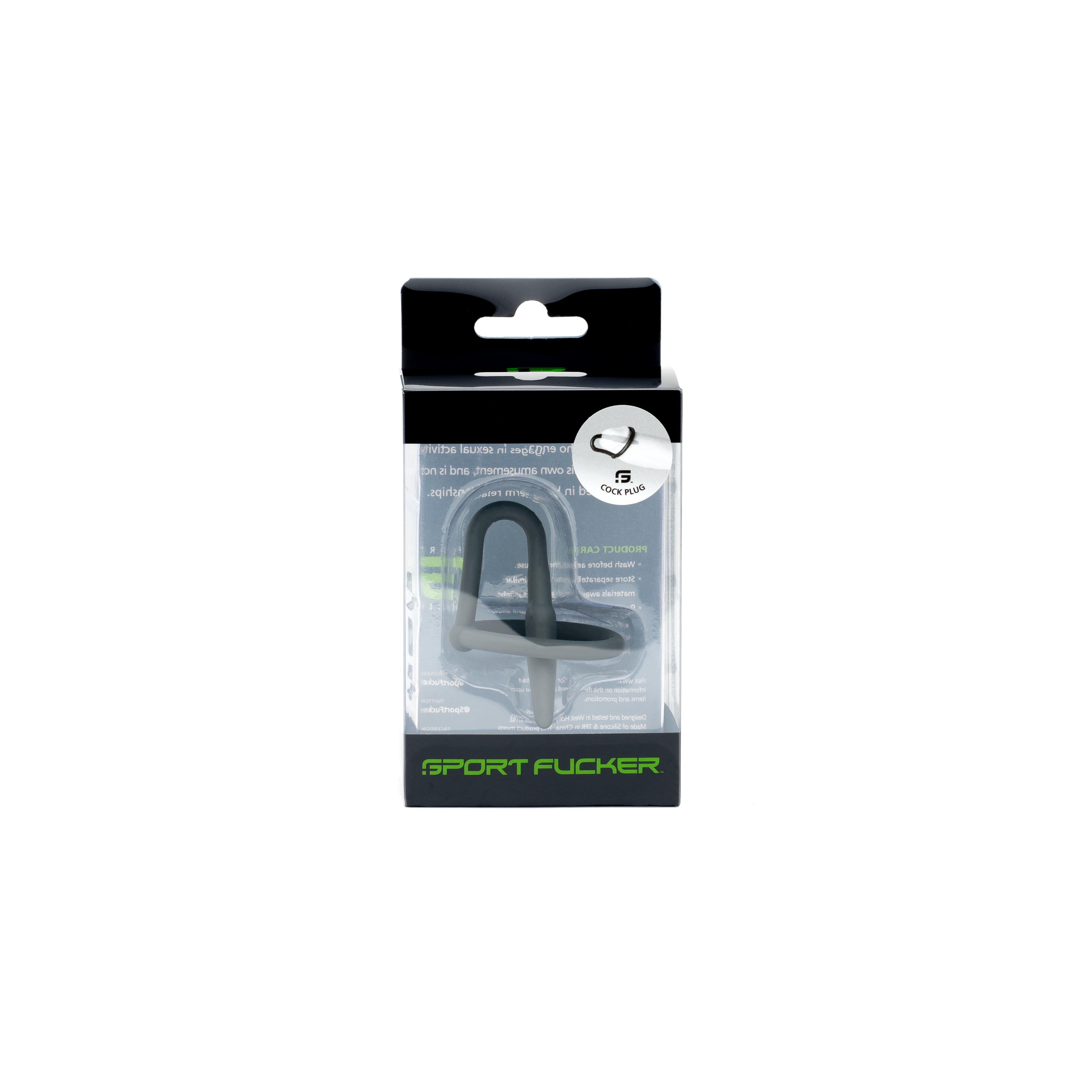 Cock Plug By Sport Fucker Grey 35mm Glans Ring Size > Sex Toys For Men > Sounding Rods