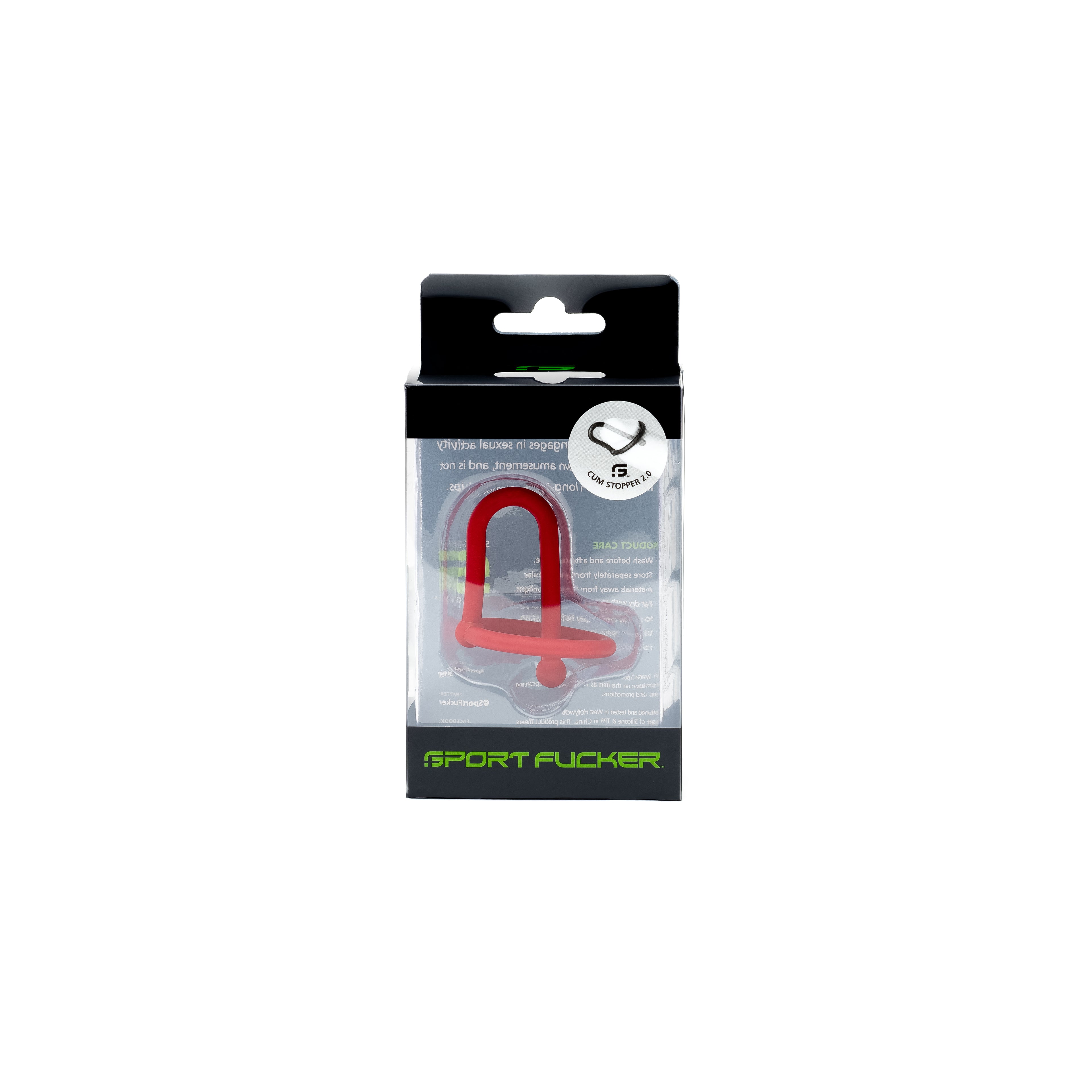 Cum Stopper 2.0 Red Silicone 45mm Insertable Length > Sex Toys For Men > Sounding Rods