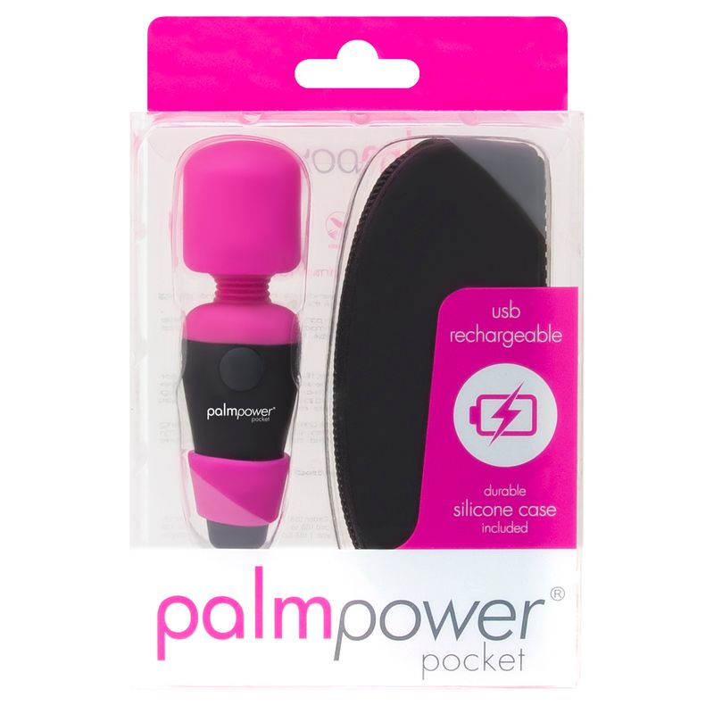 PalmPower Pocket Rechargeable – Travel-Sized Wand Vibrator Secondary image