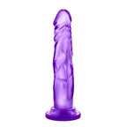 B Yours Sweet N Hard Purple Realistic 7.5" Dildo with Suction Cup > Dildos > Realistic Dildos