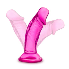 B Yours Sweet N Small Dildo with Suction Cup 4in Pink