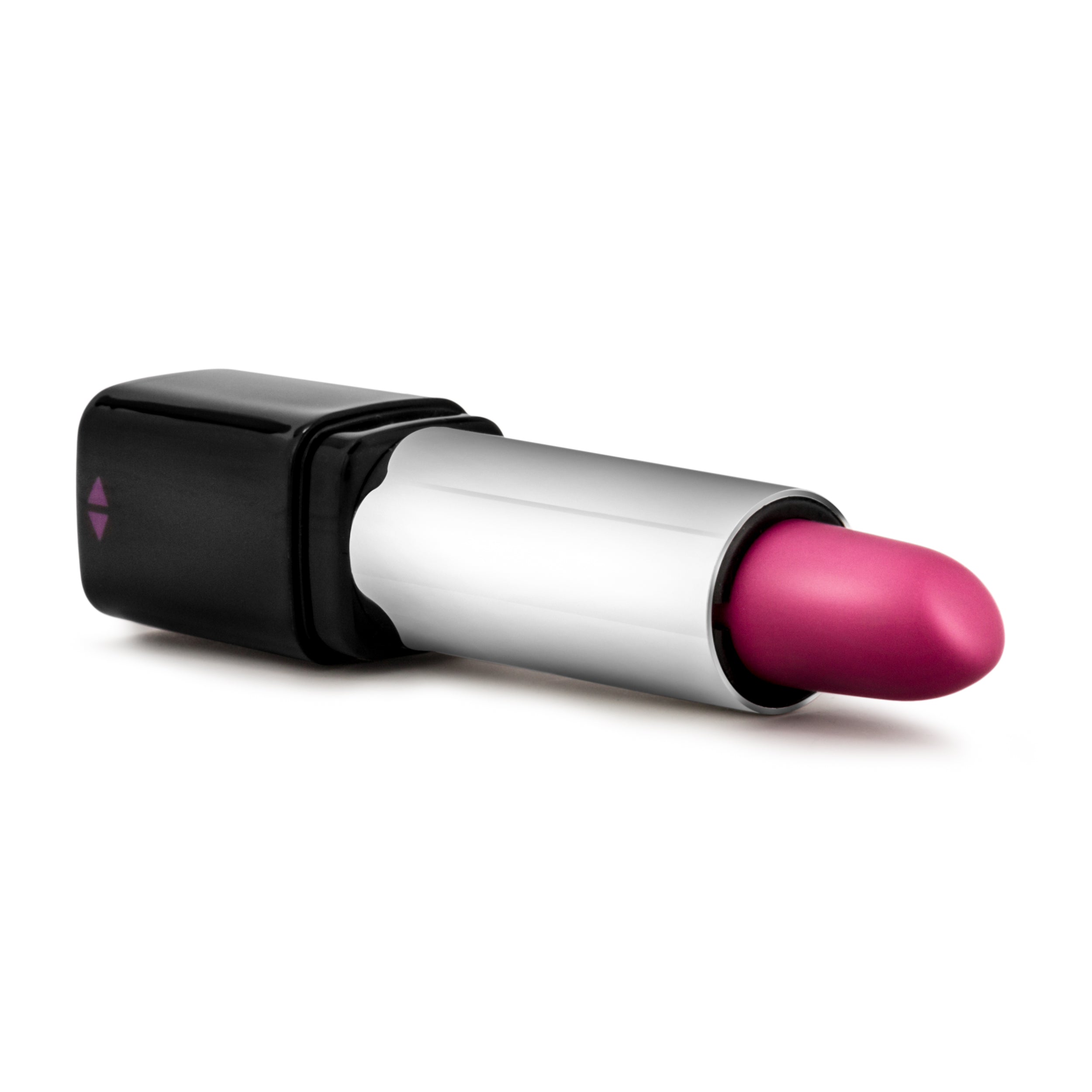 Rose Lipstick Vibe Black 4 Inch Compact Pleasure Toy BULLETS