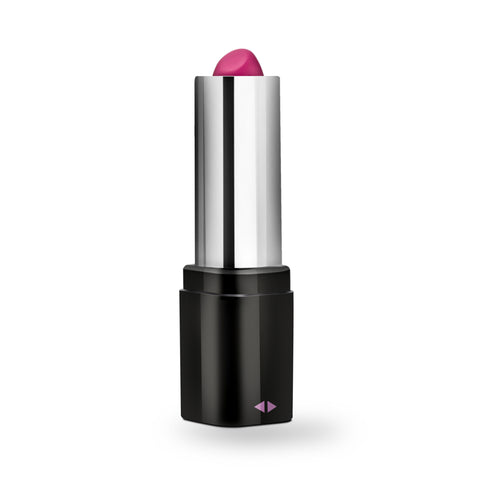 Rose Lipstick Vibe Black 4 Inch Compact Pleasure Toy BULLETS