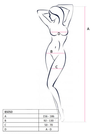 Bodystocking BS050 BLK Bodystocking