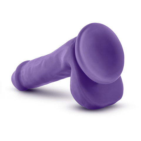 Au Naturel Bold Delight 6 Inch Dildo Purple > Dildos > Slim Dildos