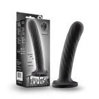 Temptasia Twist Large with Unique Swirling Texture Black > Dildos > Neutral Dildos