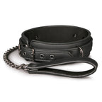 Fetish Collar With Leash Bondage Set – Adjustable Collar and Leash Set Black > Bondage Gear > Collars & Leashes