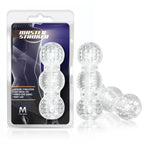 M for Men Master Stroker Clear 6 Inch Pocket Size Clear > Sex Toys For Men > Masturbators > Manual