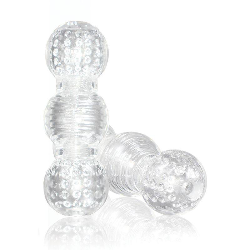 M for Men Master Stroker Clear 6 Inch Pocket Size > Sex Toys For Men > Masturbators > Manual