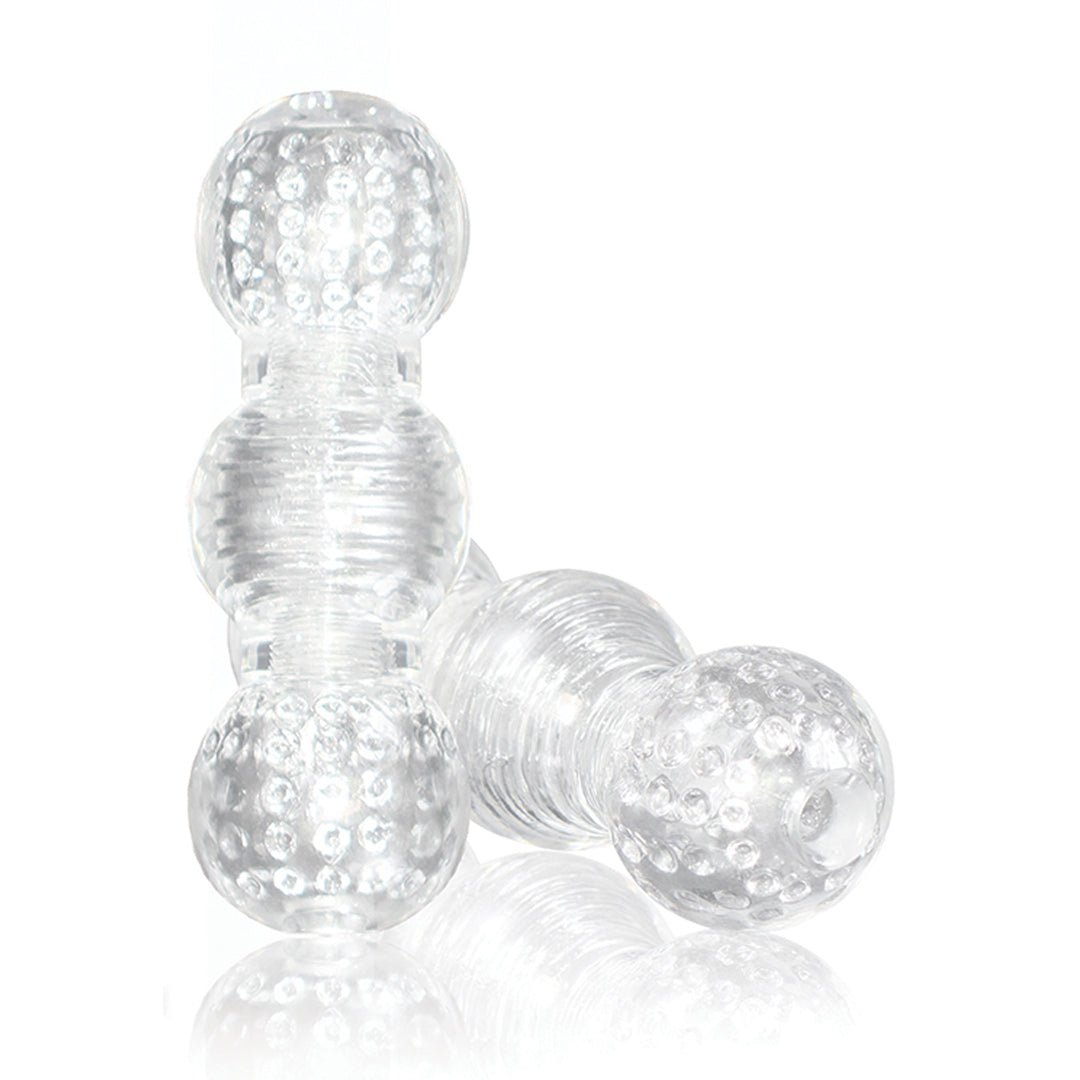 M for Men Master Stroker Clear 6 Inch Pocket Size > Sex Toys For Men > Masturbators > Manual