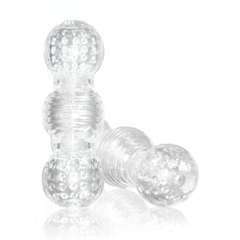 M for Men Master Stroker Clear 6 Inch Pocket Size Strokers - Manual