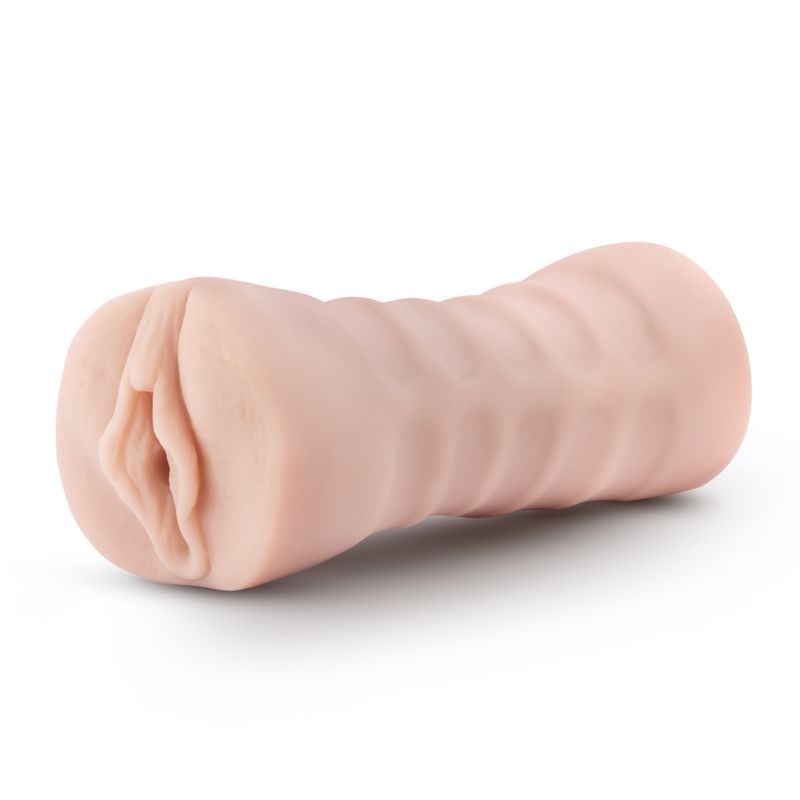 M for Men Ashley Vanilla Soft Vibrating Masturbator > Sex Toys For Men > Masturbators > Vibrating