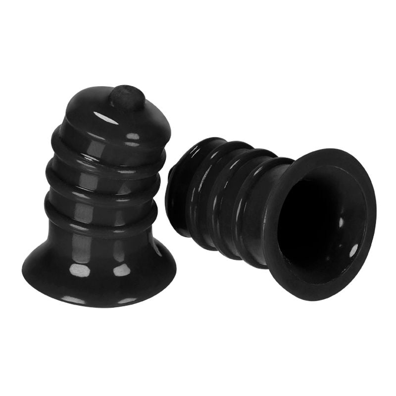 Elong Wide Base Nipsucker Black > Sex Toys > Nipple Suckers