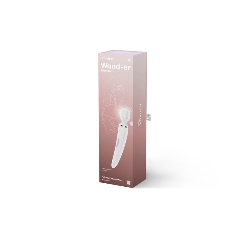Satisfyer Wand-er Woman Rechargeable Massage Wand – White Massage Wand > Sex Toys > Massage Wands