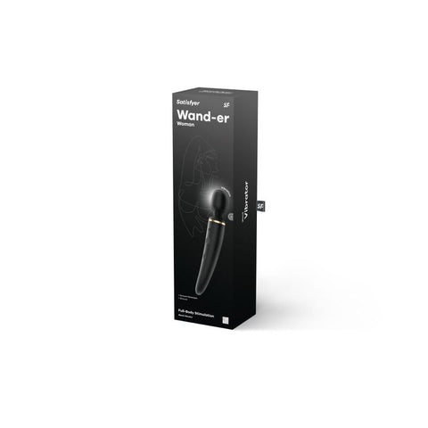 Satisfyer Wand-er Woman Black Full-Body Massager 10in > Sex Toys > Massage Wands