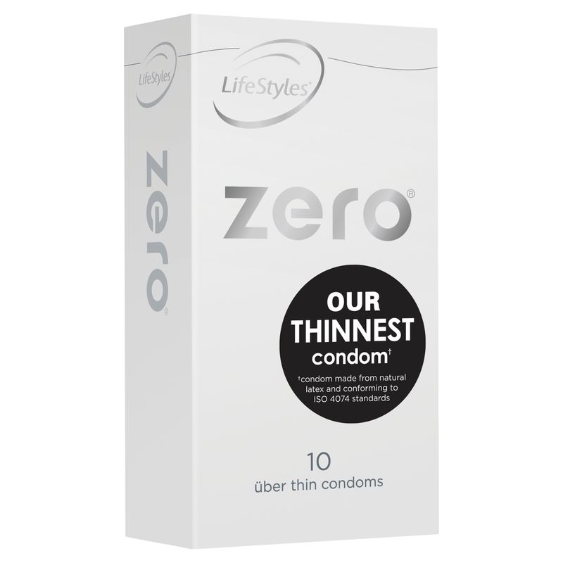LifeStyles Zero Thin Lubricated Condoms – 52mm Condom 10 Pack > Essentials > Condoms