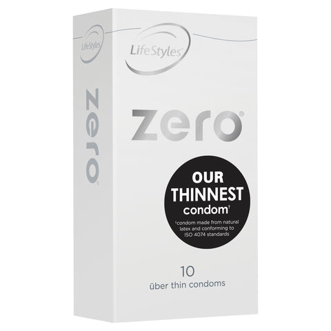 Lifestyles Zero 10 Ultra Thin Condoms for Enhanced Sensation and Natural Connection Default Title Condoms