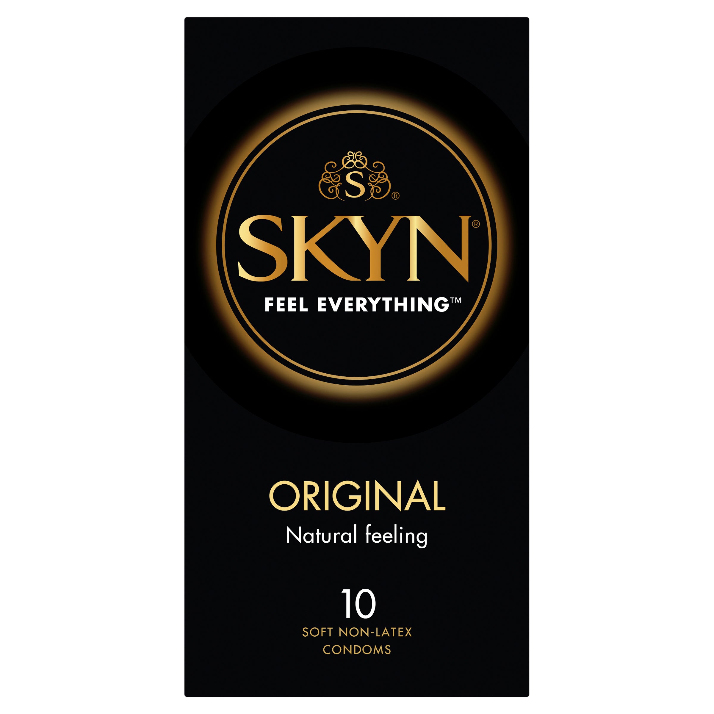 Skyn Original Condoms 10 Pack Non Latex Pleasure Enhancing Protection Condoms