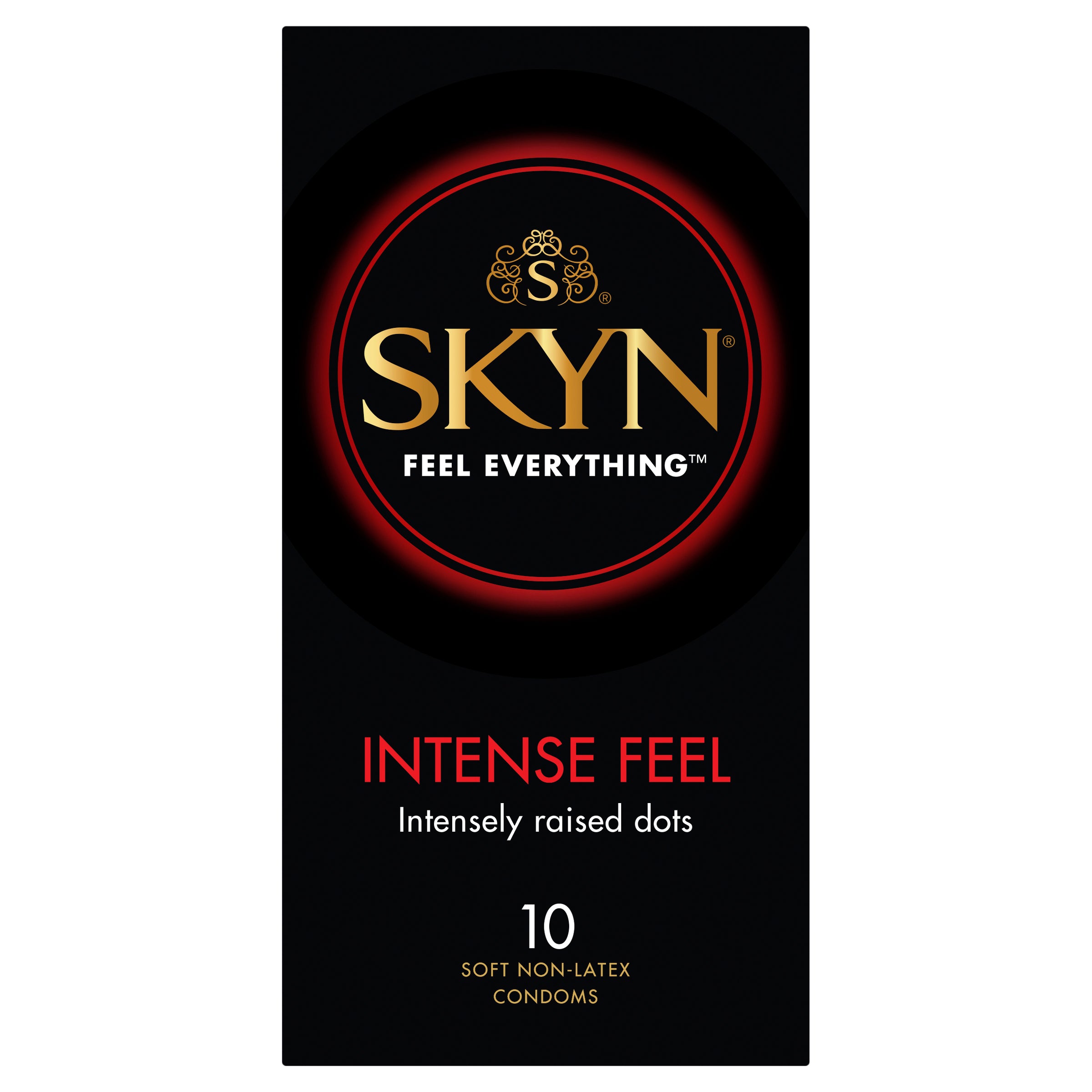 Skyn Intense Feel Condoms – Textured with Raised Dots 10 Pack > Essentials > Condoms > Non-Latex