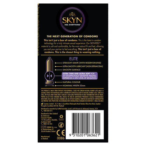 SKYN Elite Condoms 6 Condoms