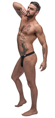 Male Power Pure Comfort Bong Thong for Ultimate Support and Freedom of Movement Black Small Medium Mens G-Strings