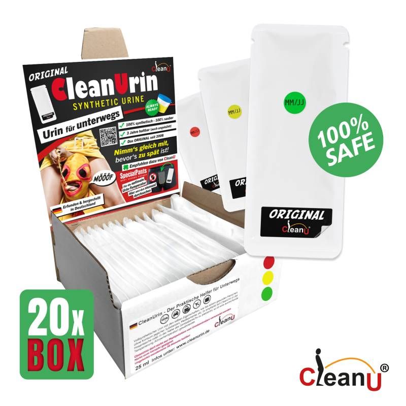 CleanUrin Synthetic Urine Sachet 25ml – Reliable Discreet Urine Substitute Drug Screening