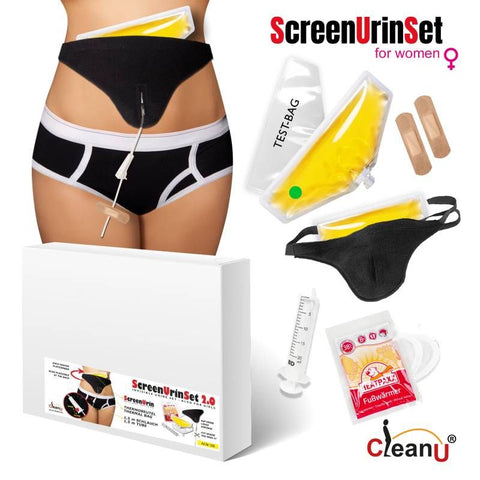 ScreenUrin Set For Her with 1.5m Tube and 80ml Urine Drug Screening