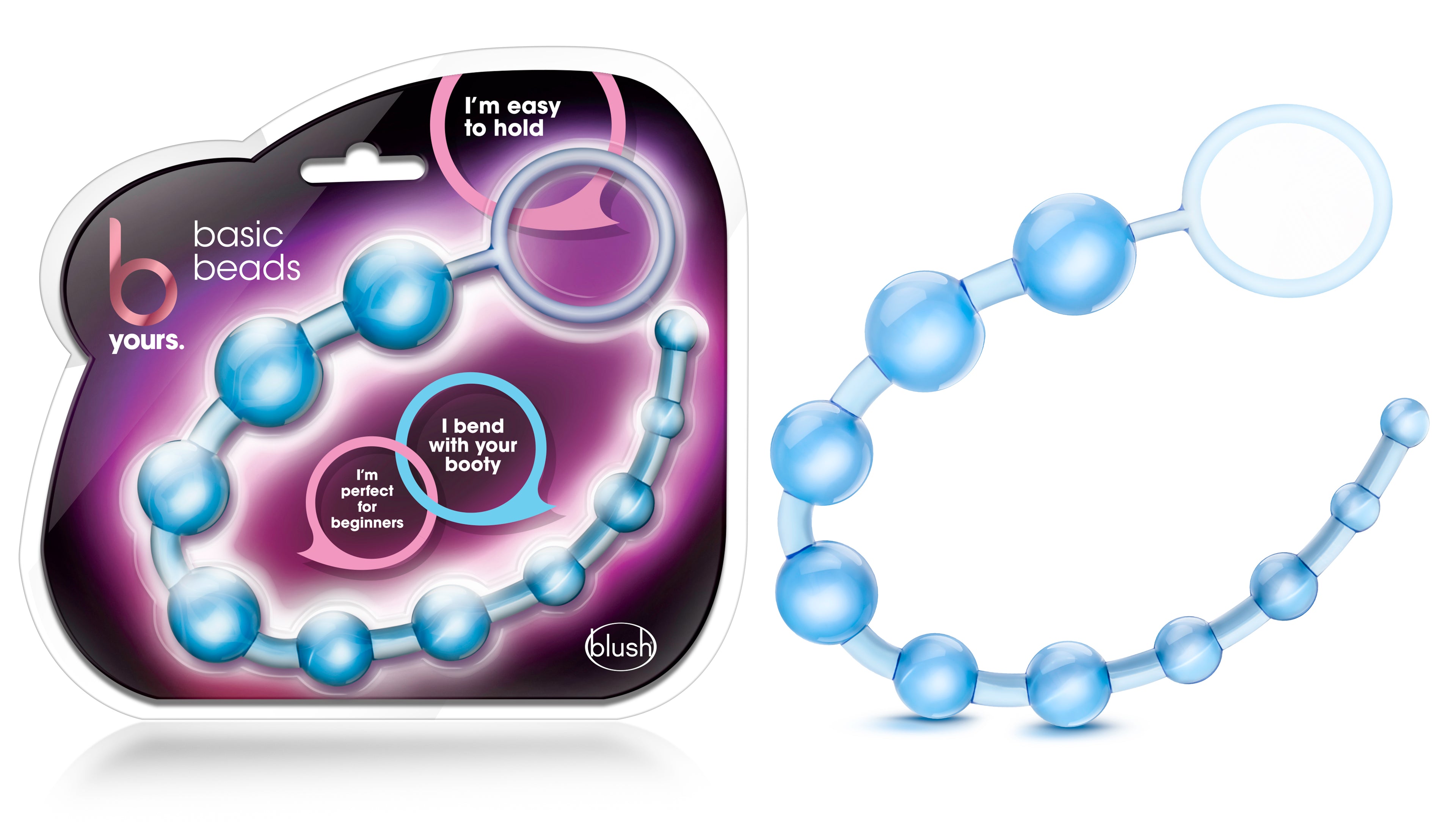 B Yours Basic Beads Blue 10 Gradual Beads > Anal Range > Anal Beads