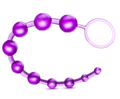 B Yours Basic Beads Purple Flexible Gradual Pleasure Beads