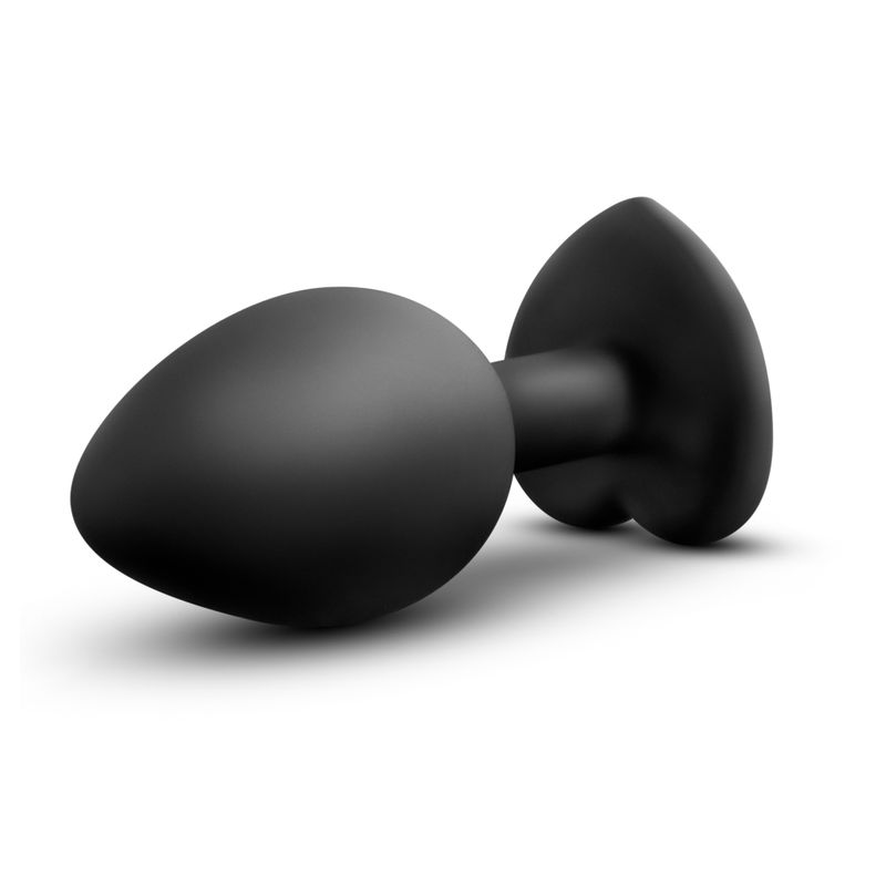 Temptasia Bling Plug Small Black (7.6cm) > Anal Range > Jewel Butt Plugs