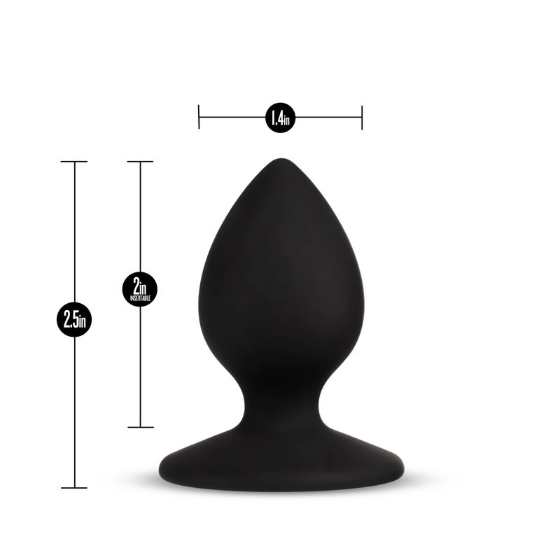 Temptasia Slave Plug Black Anal Toy > Anal Range > Butt Plugs