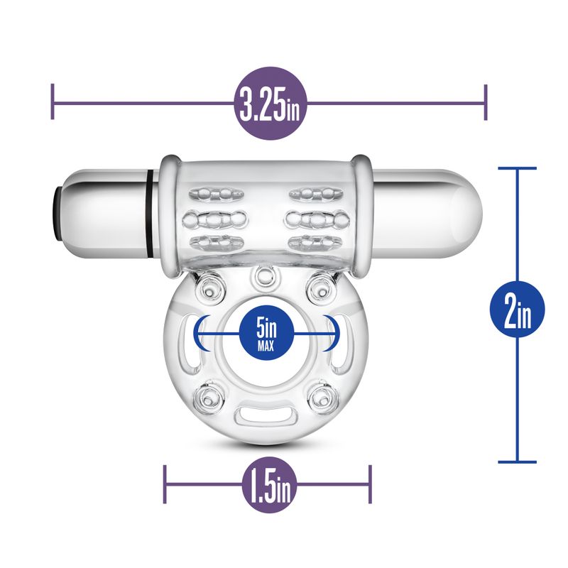 Stay Hard 10 Function Vibrating Bull Ring – Vibrating Cock Ring > Cock Ring > Vibrating