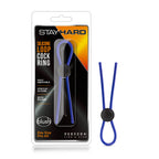 Stay Hard Silicone Loop Cock Ring Blue > Cock Ring > Adjustable
