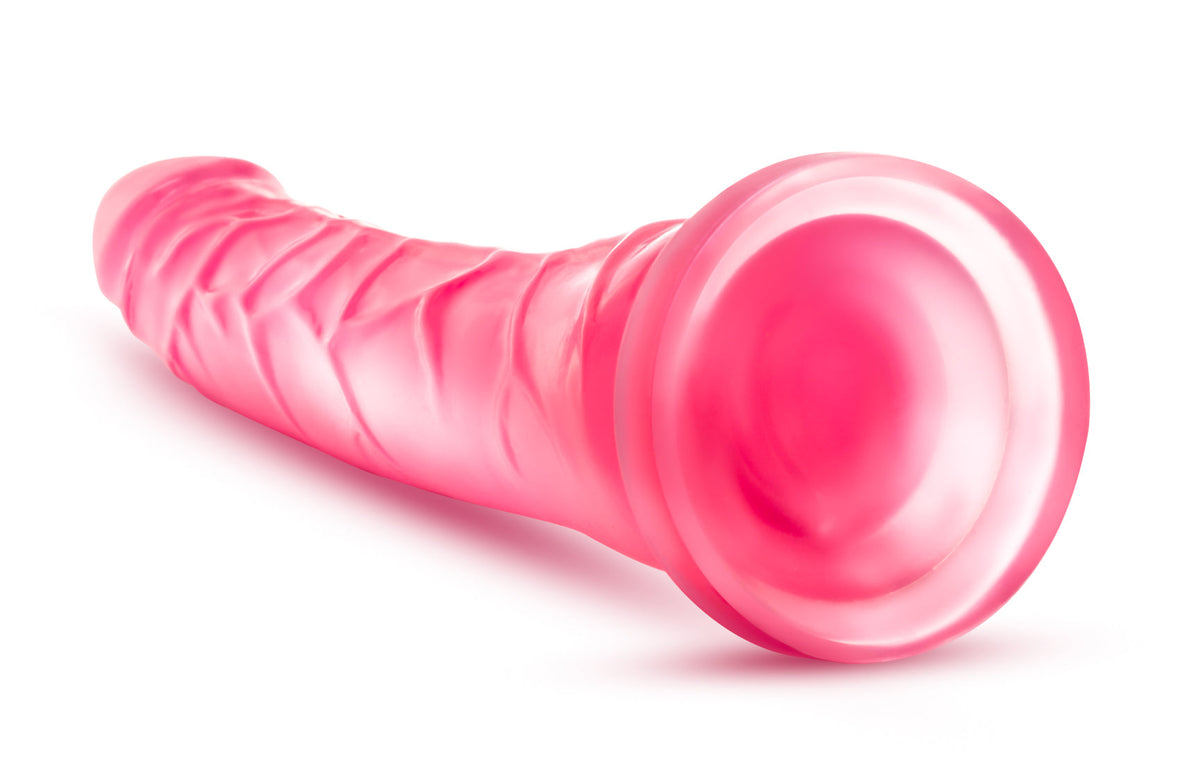 B Yours Sweet N Hard 8.5 inch pink dildo base view