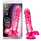 B Yours Basic 8 Pink Realistic Dildo with Suction Cup > Dildos > Realistic Dildos