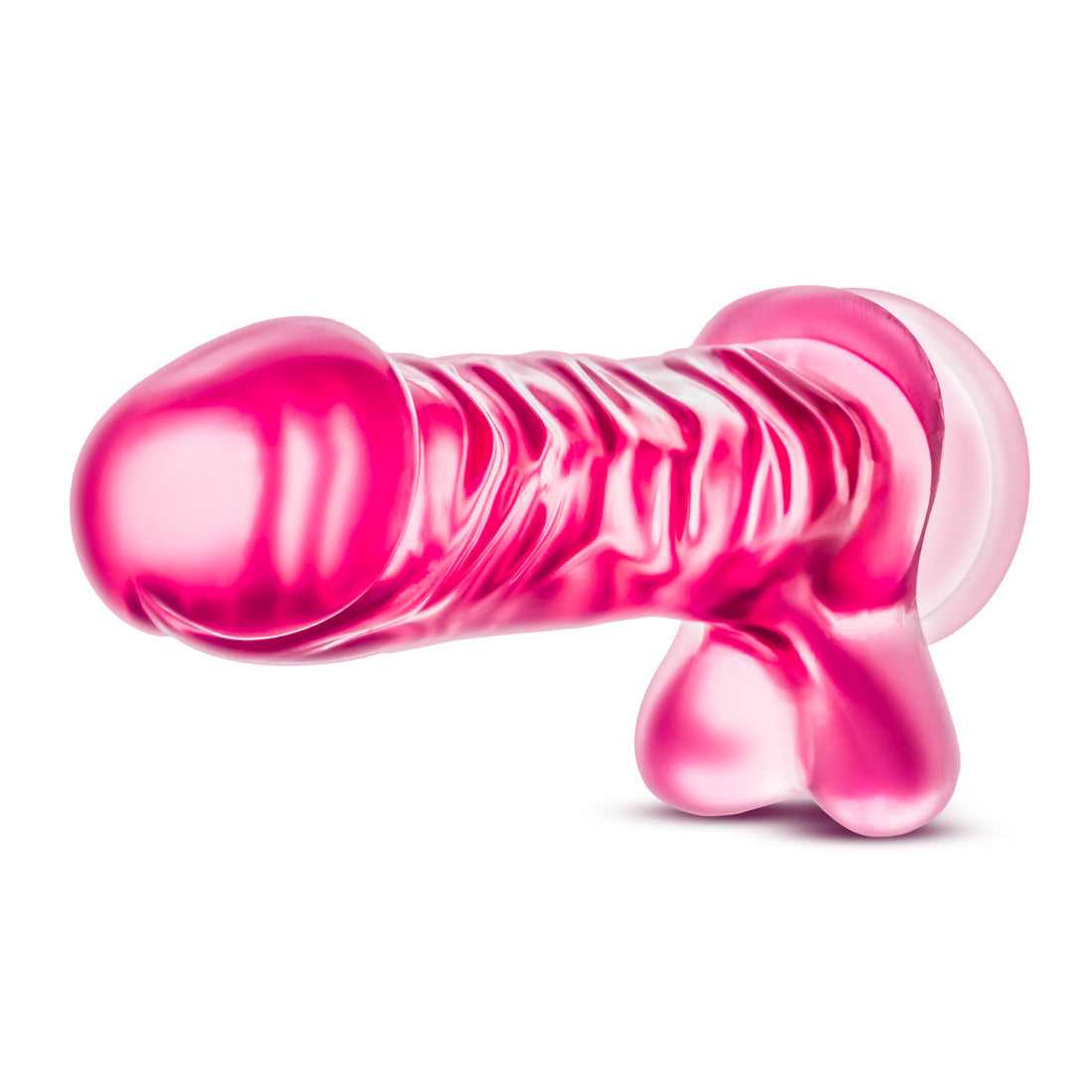 B Yours Basic 8 Pink Realistic Dildo with Suction Cup Pink > Dildos > Realistic Dildos