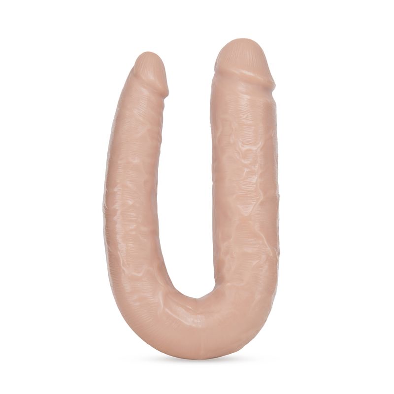 Dr Skin Dr Double Vanilla U Shaped Double Dildo for Couples and Solo Exploration > Realistic Dildos and Vibes > Double Dildos