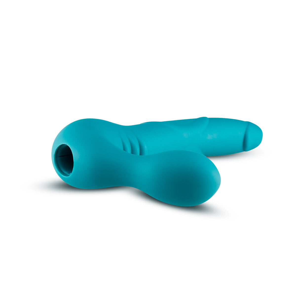 Temptasia Luna 9 Inch Strapless Silicone Dildo in Teal > Dildos > Strapless Strap Ons