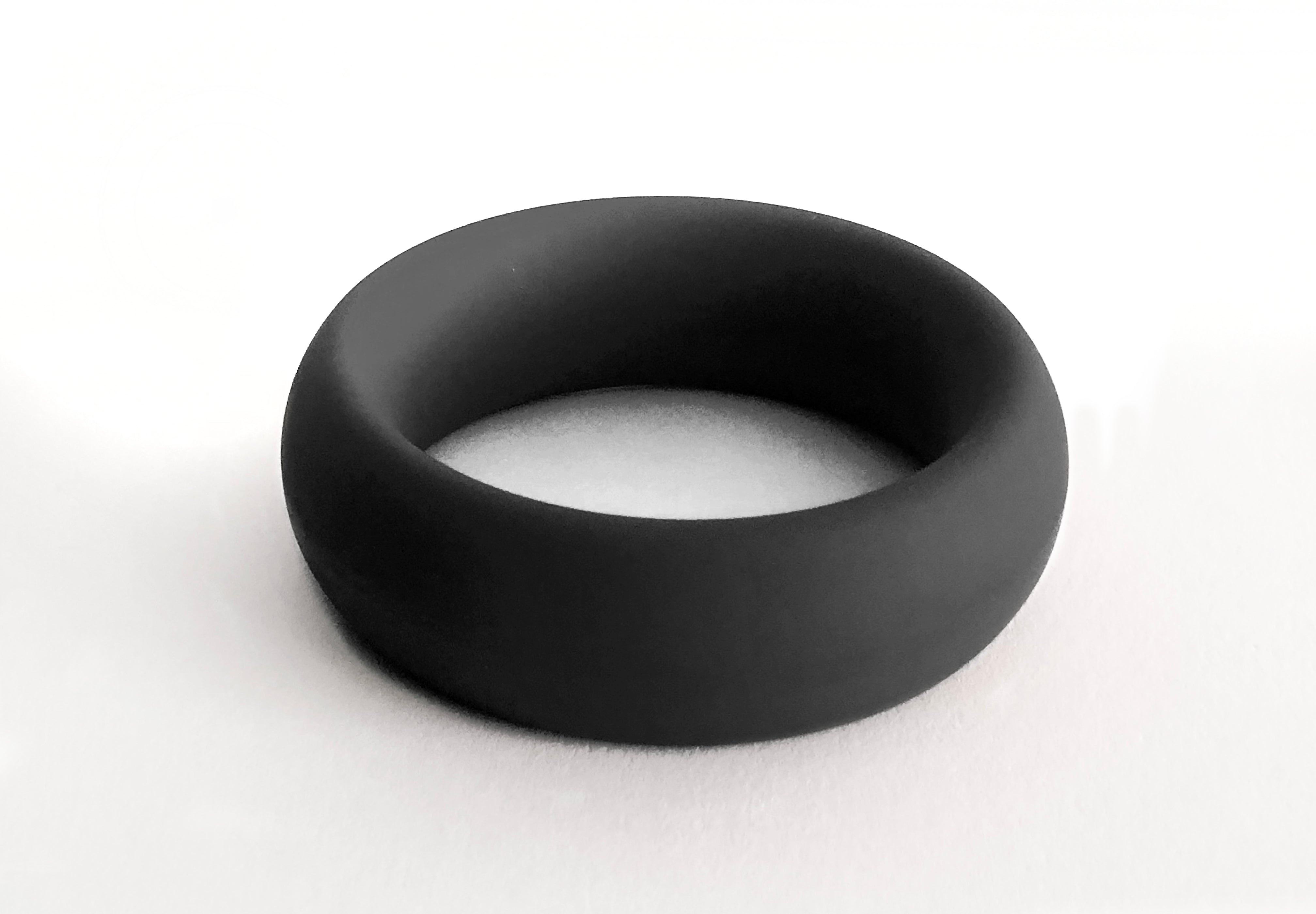 Meat Rack Cock Ring Black 44mm Inner Diameter with 3x Stretch COCK RINGS